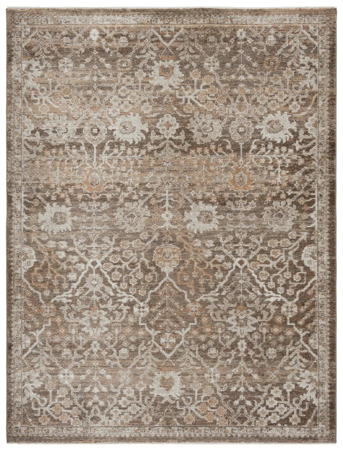 Safavieh Hazel 500 4'-0" x 6'-0" Rug in Brown / Ivory