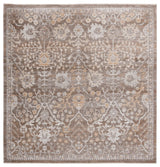 Safavieh Hazel 500 6'-0" x 6'-0" Rug in Brown / Ivory