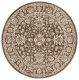 Safavieh Hazel 500 6'-0" x 6'-0" Rug in Brown / Ivory