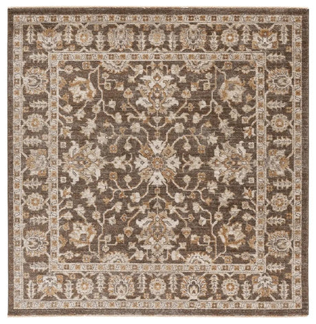 Safavieh Hazel 500 6'-0" x 6'-0" Rug in Brown / Ivory