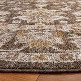 Safavieh Hazel 500 6'-0" x 6'-0" Rug in Brown / Ivory