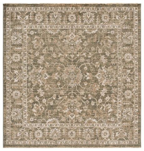 Safavieh Hazel 500 6'-0" x 6'-0" Rug in Green / Beige