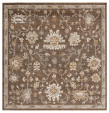 Safavieh Hazel 500 6'-0" x 6'-0" Rug in Brown / Ivory