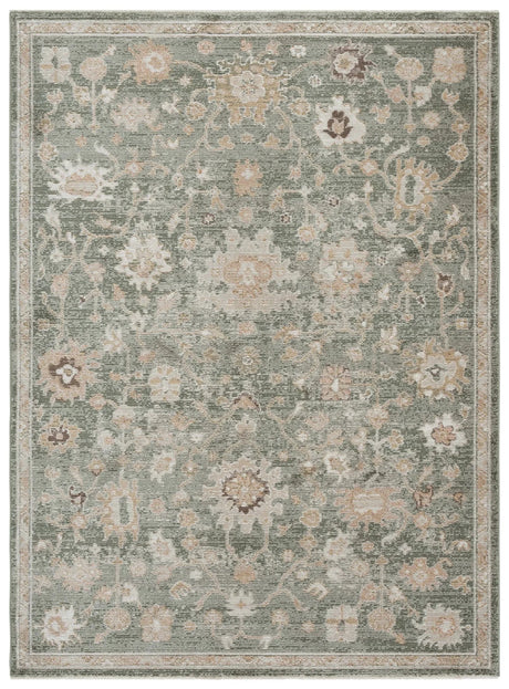 Safavieh Hazel 500 4'-0" x 6'-0" Rug in Green / Beige