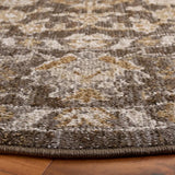 Safavieh Hazel 500 6'-0" x 6'-0" Rug in Brown / Ivory