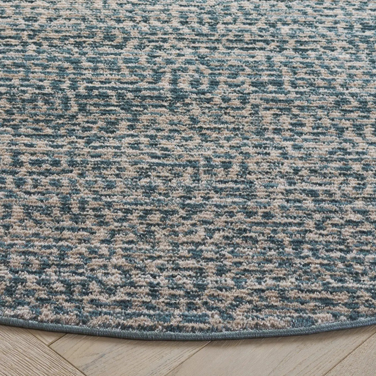 Safavieh Hazel 500 6'-0" x 6'-0" Rug in Aqua / Beige