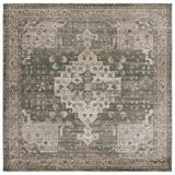 Safavieh Hazel 500 6'-0" x 6'-0" Rug in Green / Beige
