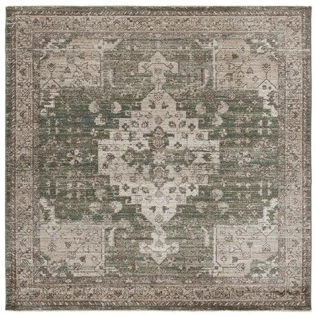 Safavieh Hazel 500 6'-0" x 6'-0" Rug in Green / Beige