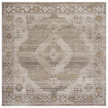 Safavieh Hazel 500 6'-0" x 6'-0" Rug in Beige / Ivory