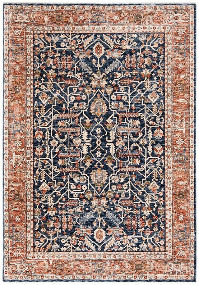 Safavieh Heirloom Hrl703N Navy / Beige Rugs - Safavieh - hrl703n - 3