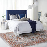 Safavieh Heirloom Hrl722A Ivory Grey/Rust Rug - Safavieh - hrl722a - 4