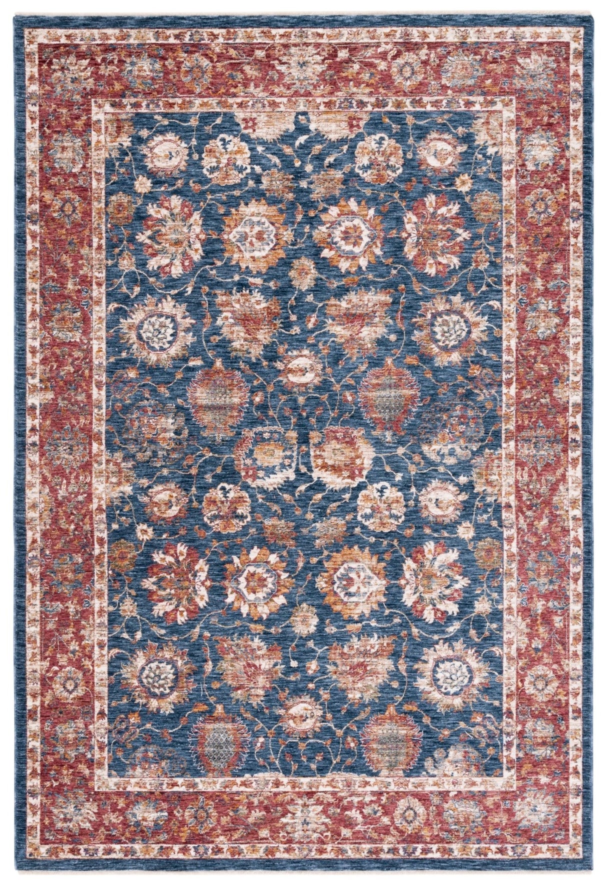 Safavieh Heirloom Hrl794N Navy/Rust Rug - Safavieh - hrl794n - 4