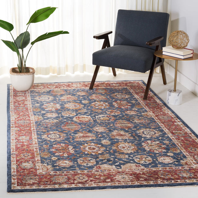 Safavieh Heirloom Hrl794N Navy/Rust Rug - Safavieh - hrl794n - 4