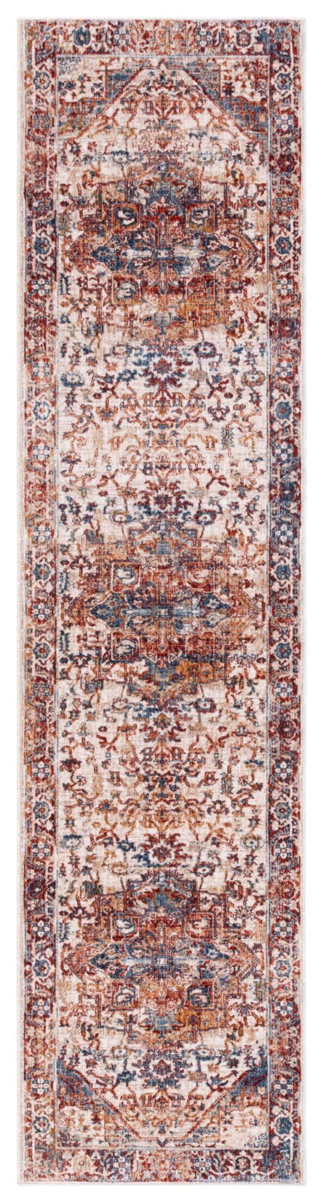 Safavieh Heirloom Hrl796A Ivory/Blue Rust Rug - Safavieh - hrl796a - 28