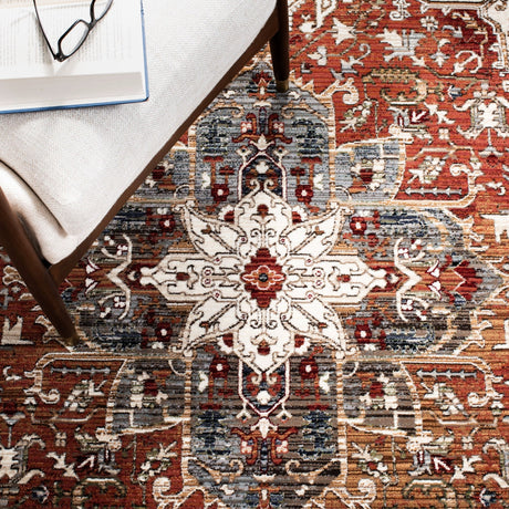 Safavieh Herat Hrt301Q Red/Ivory Rugs - Safavieh - hrt301q - 7r