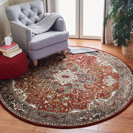 Safavieh Herat Hrt301Q Red/Ivory Rugs - Safavieh - hrt301q - 7r