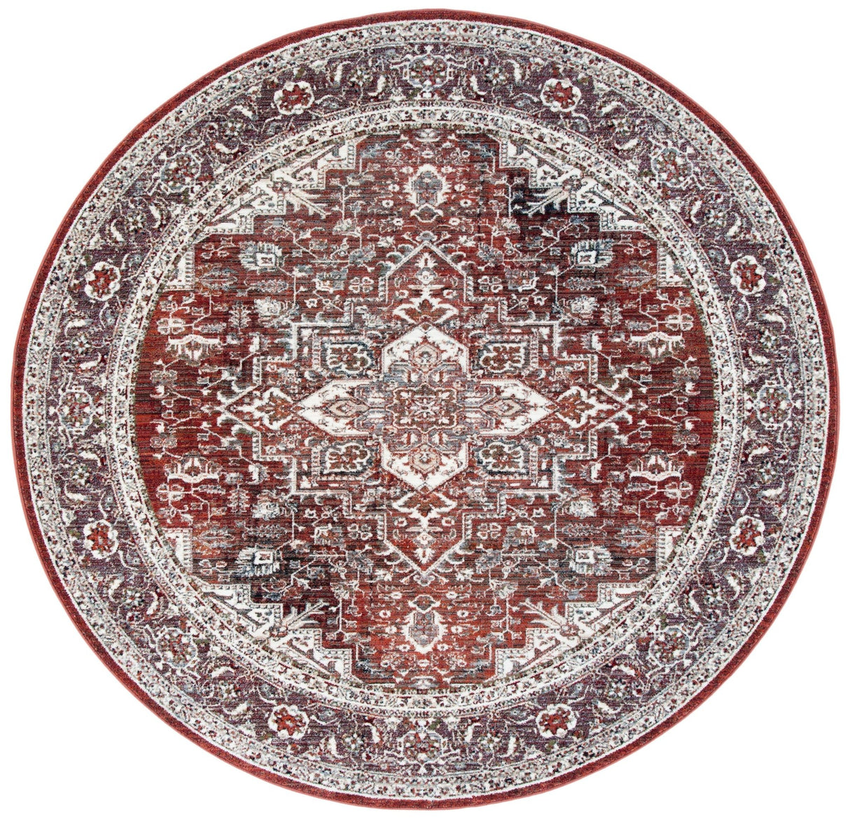 Safavieh Herat Hrt321Q Red/Ivory Rugs - Safavieh - hrt321q - 7r