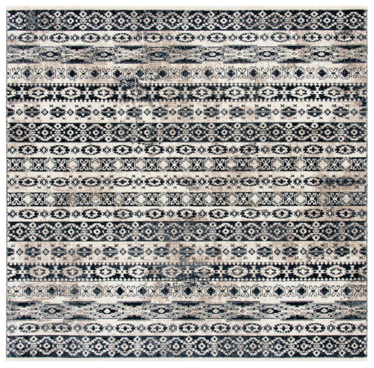 Safavieh Herat Hrt370G Ivory/Black Rugs - Safavieh - hrt370g - 7sq