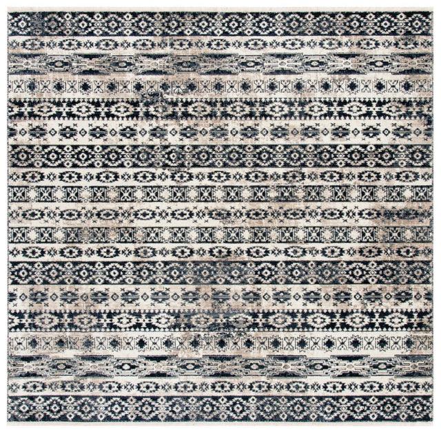 Safavieh Herat Hrt370G Ivory/Black Rugs - Safavieh - hrt370g - 7sq
