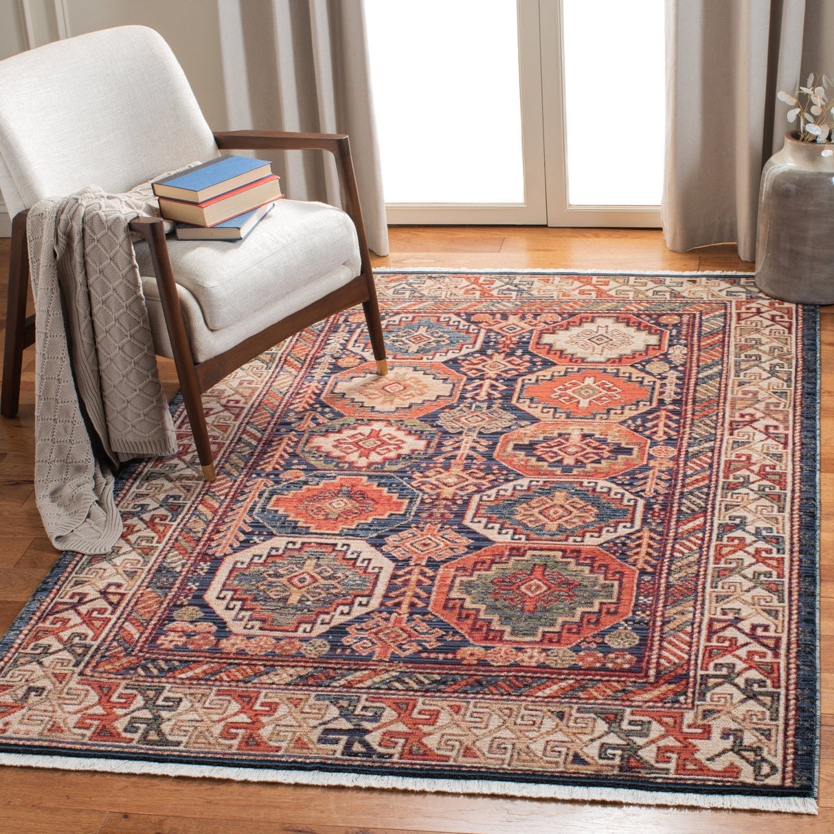 Safavieh Herat Hrt375A Rust/Creme Rugs - Safavieh - hrt375a - 4