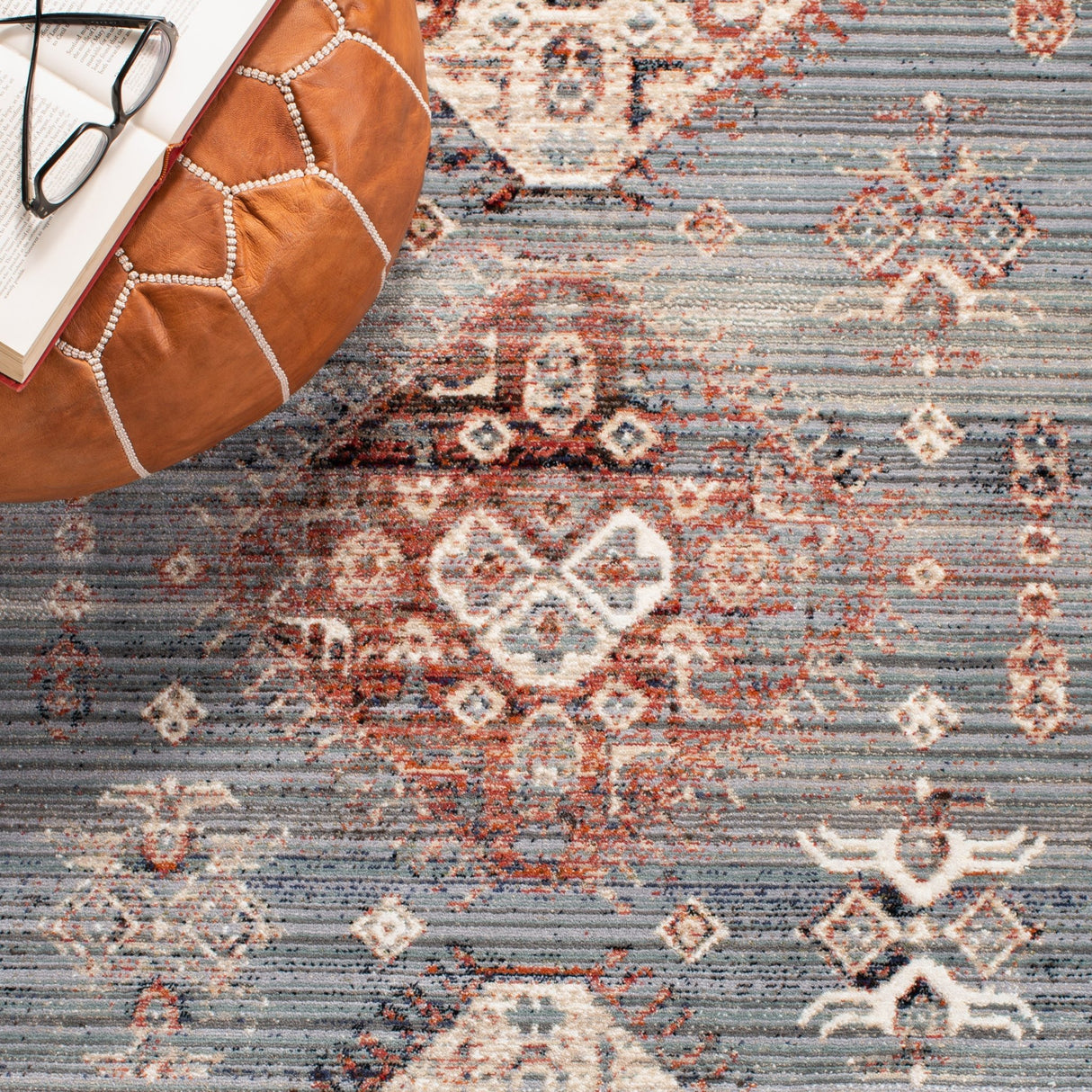 Safavieh Herat Hrt379F Grey/Cream Rugs - Safavieh - hrt379f - 28
