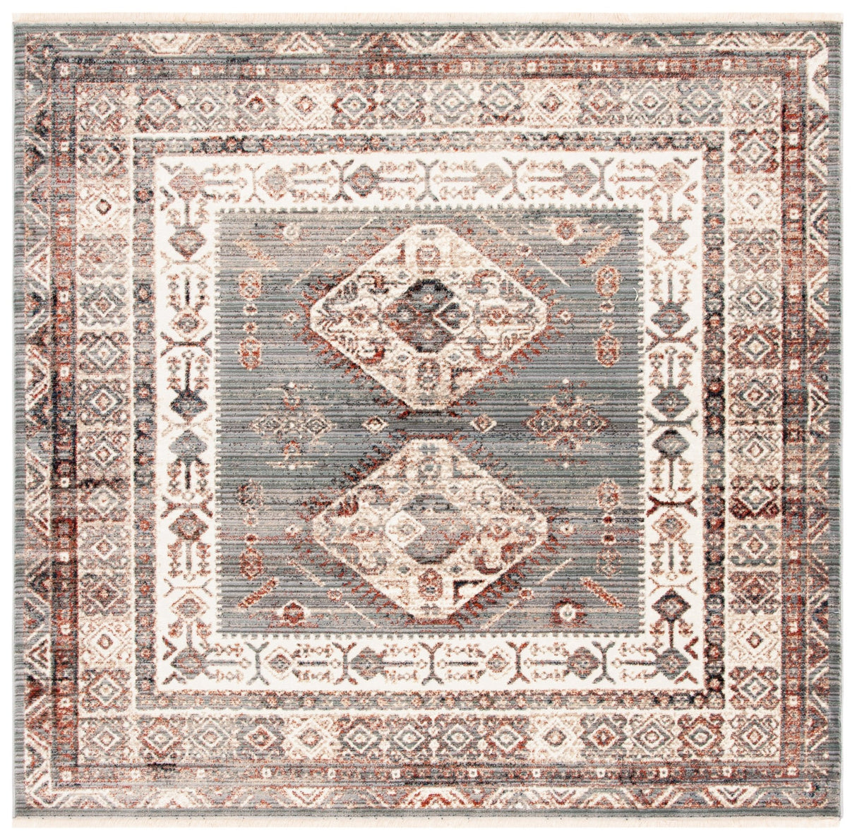 Safavieh Herat Hrt379F Grey/Cream Rugs - Safavieh - hrt379f - 7sq