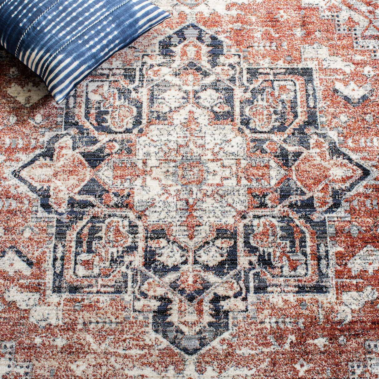 Safavieh Herat Hrt392A Rust/Creme Rugs - Safavieh - hrt392a - 28