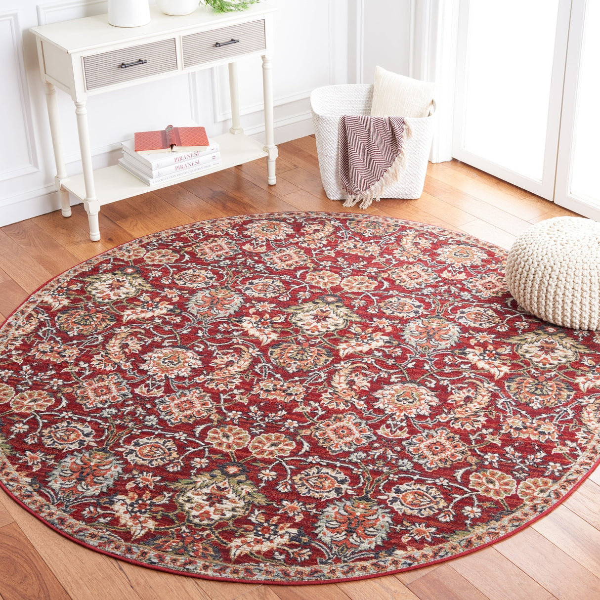 Safavieh Herat Hrt396P Rust/Ivory Rugs - Safavieh - hrt396p - 7r