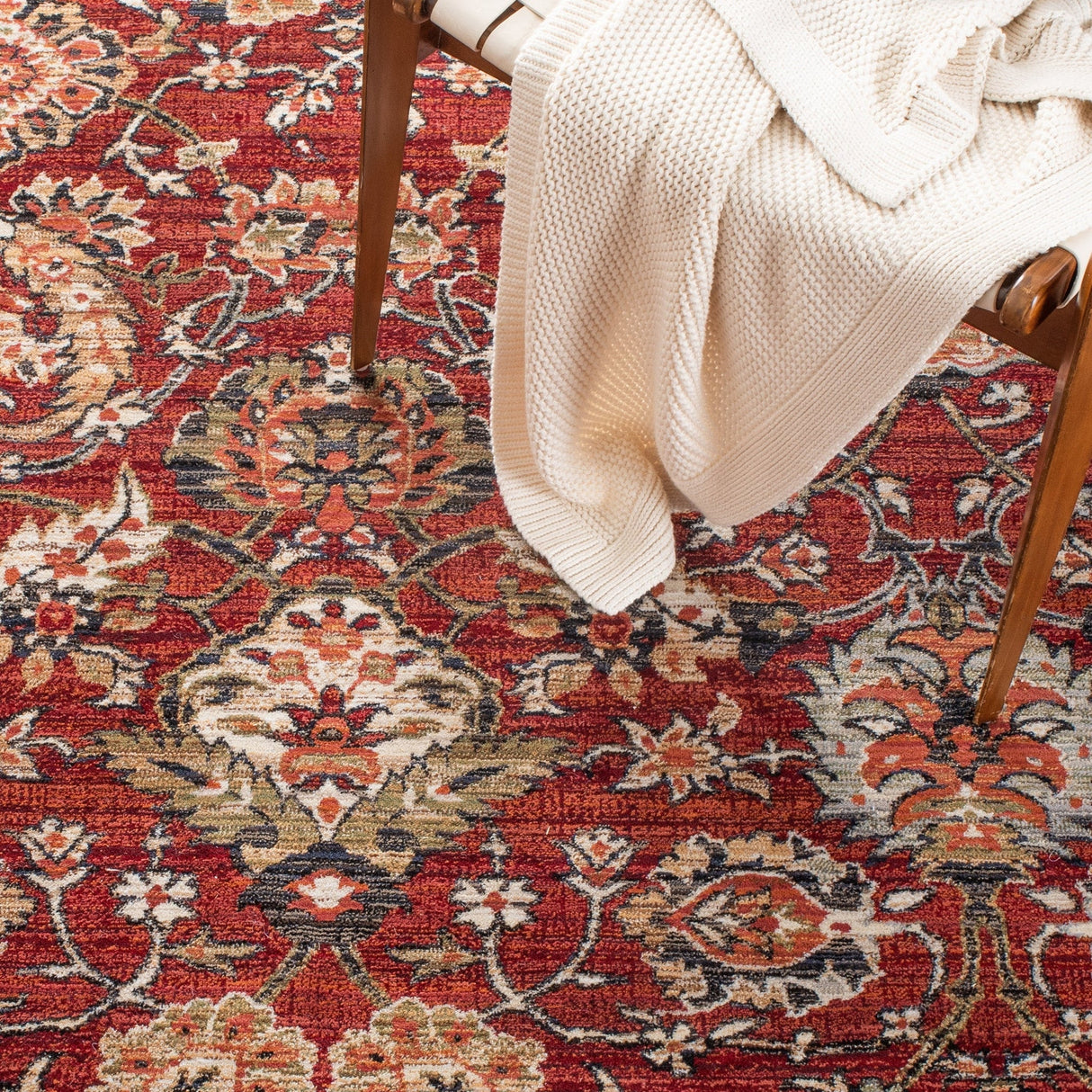 Safavieh Herat Hrt396P Rust/Ivory Rugs - Safavieh - hrt396p - 7r