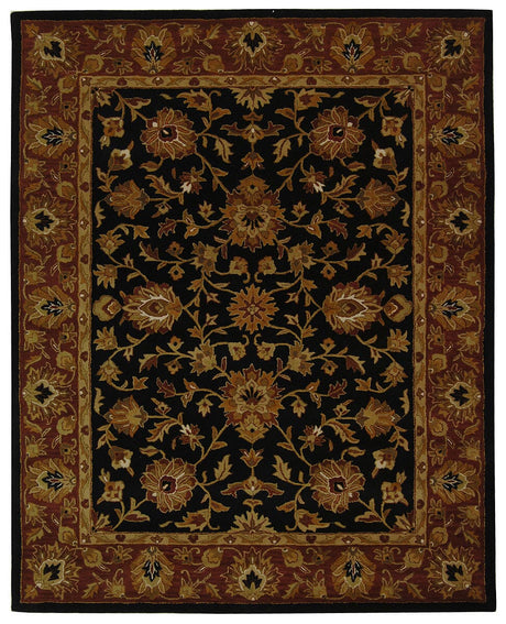 Safavieh Heritage Hg112A Black / Red Rugs - Safavieh - hg112a - 4r