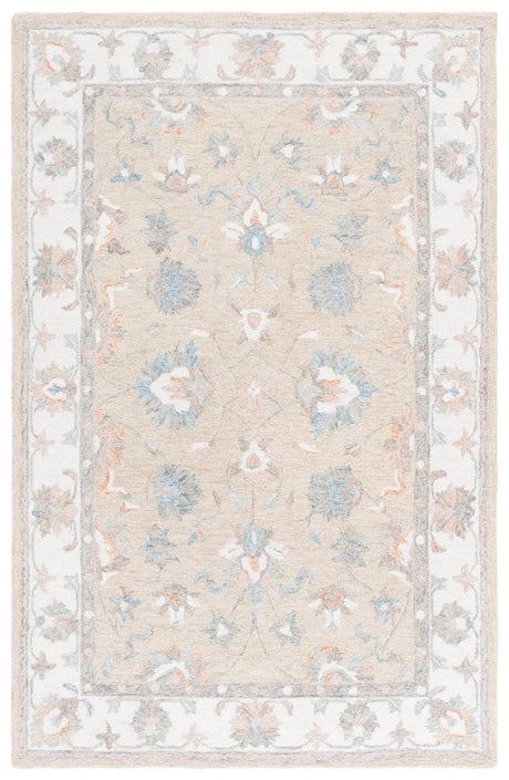 Safavieh Heritage 4'-0" x 6'-0" Rug in Beige / Ivory