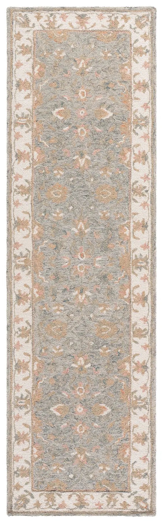 Safavieh Heritage 2'-3" x 8'-0" Rug in Grey / Ivory