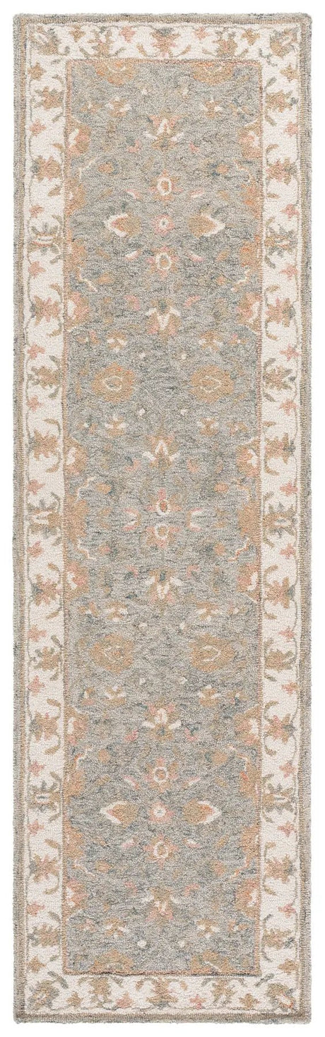 Safavieh Heritage 2'-3" x 8'-0" Rug in Grey / Ivory