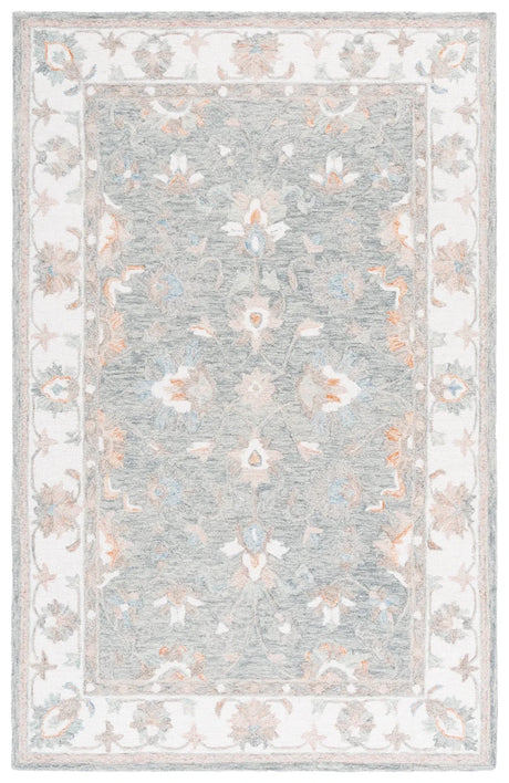 Safavieh Heritage 4'-0" x 6'-0" Rug in Grey / Ivory