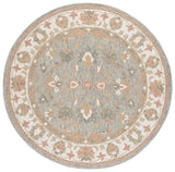 Safavieh Heritage 6'-0" x 6'-0" Rug in Grey / Ivory