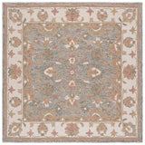 Safavieh Heritage 6'-0" x 6'-0" Rug in Grey / Ivory
