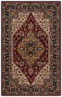 Safavieh Heritage 4'-0" x 6'-0" Rug in Red / Ivory