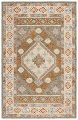 Safavieh Heritage 4'-0" x 6'-0" Rug in Ivory / Light Blue