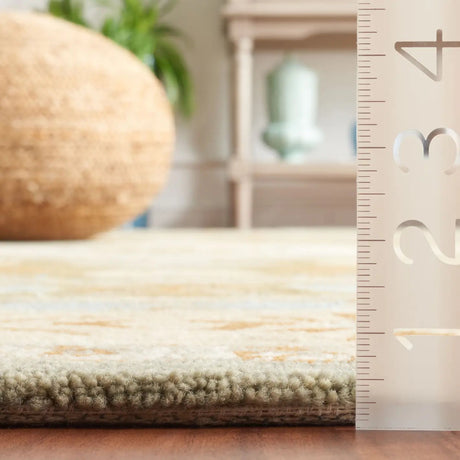 Safavieh Heritage 4'-0" x 6'-0" Rug in Ivory / Light Blue