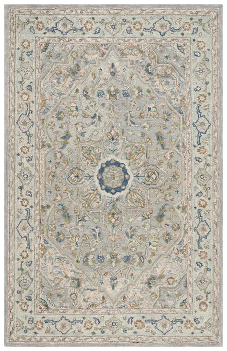 Safavieh Heritage 4'-0" x 6'-0" Rug in Ivory / Blue