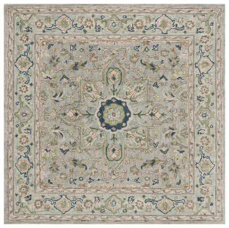Safavieh Heritage 6'-0" x 6'-0" Rug in Ivory / Blue