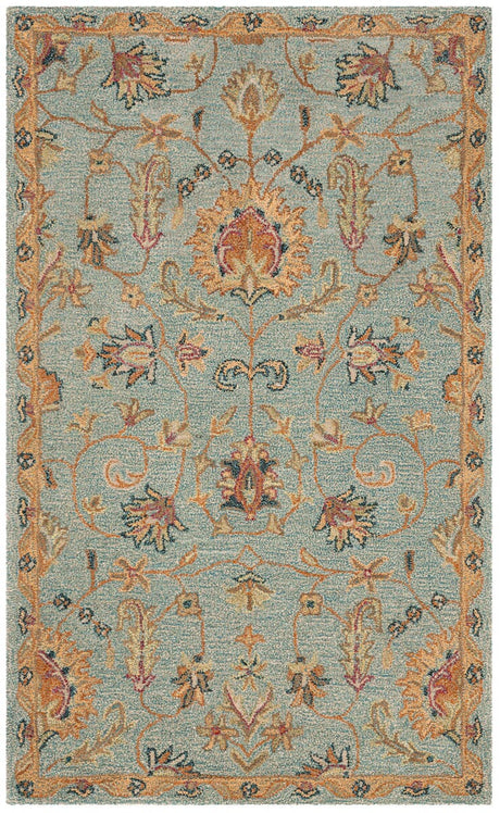 Safavieh Heritage Hg274A Light Blue / Multi Rugs - Safavieh - hg274a - 6r