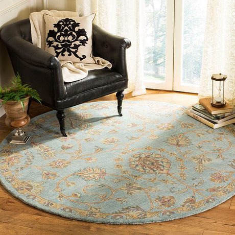 Safavieh Heritage Hg274A Light Blue / Multi Rugs - Safavieh - hg274a - 6sq