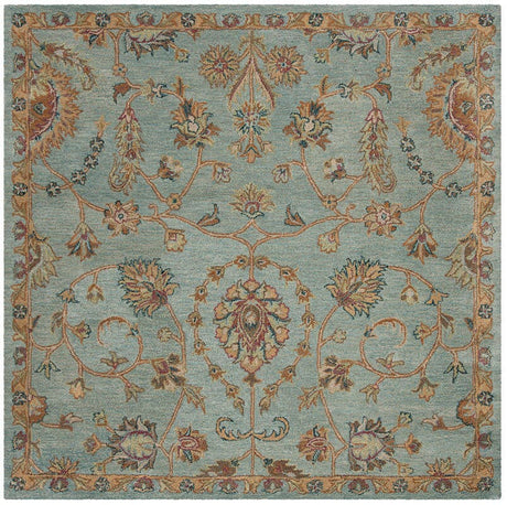 Safavieh Heritage Hg274A Light Blue / Multi Rugs - Safavieh - hg274a - 6sq