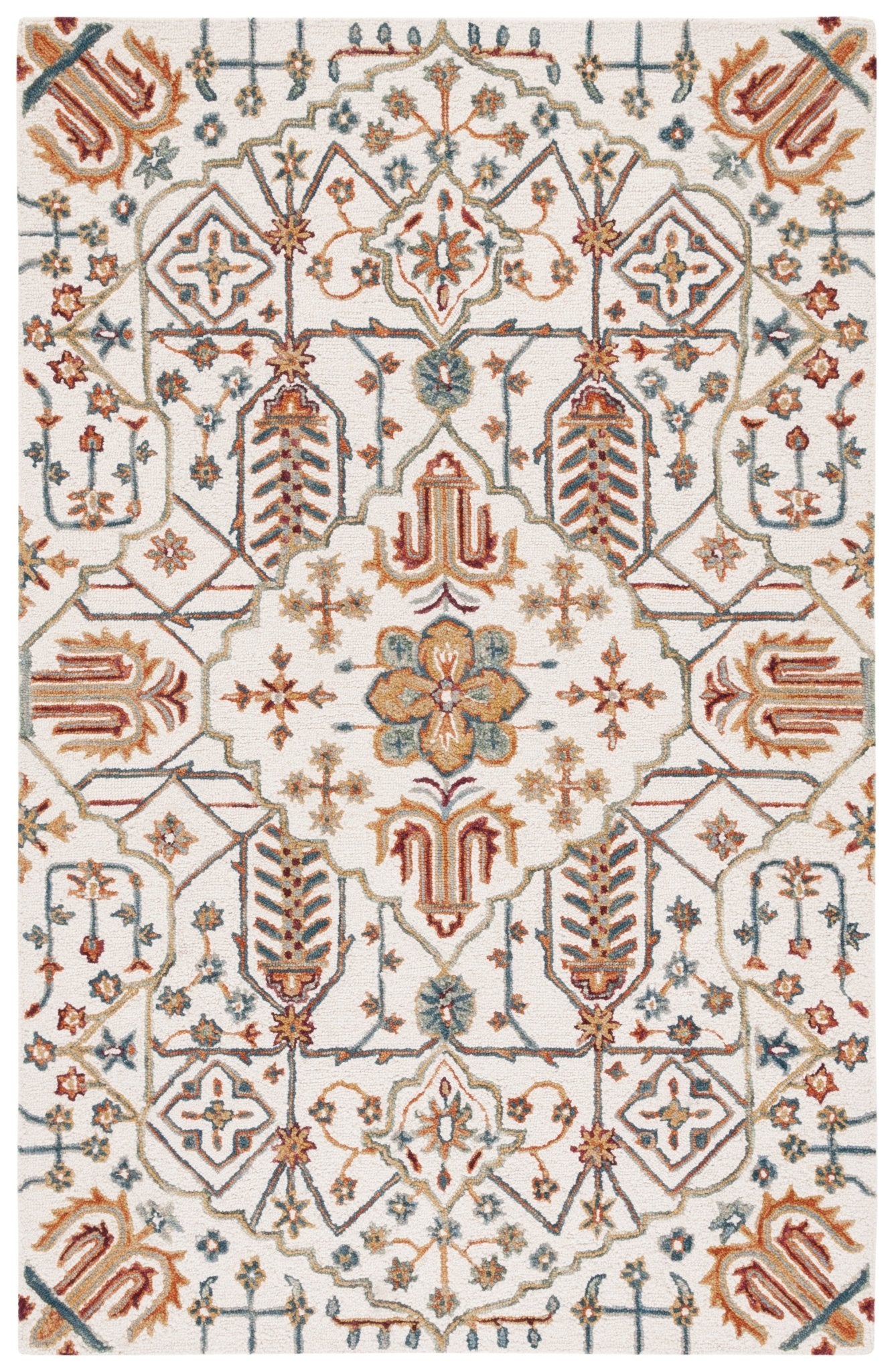 Safavieh Heritage Hg278A Ivory/Grey Rug - Safavieh - hg278a - 3