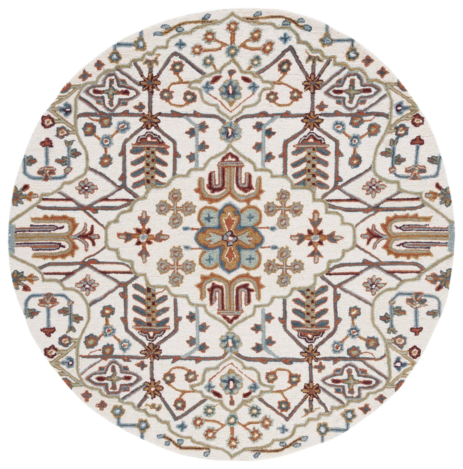 Safavieh Heritage Hg278A Ivory/Grey Rug - Safavieh - hg278a - 6r