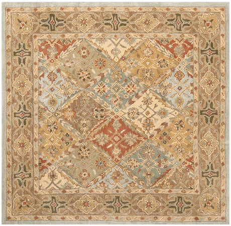 Safavieh Heritage Hg316C Light Blue / Light Brown Rugs - Safavieh - hg316c - 6sq