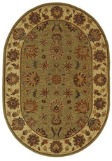 Safavieh Heritage hg343a Green / Gold Rugs - Safavieh - hg343a - 5ov
