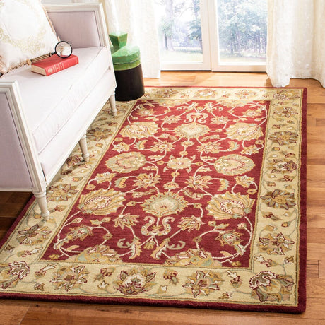 Safavieh Heritage Hg343C Red / Gold Rugs - Safavieh - hg343c - 5