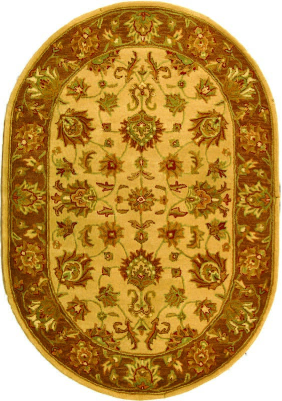Safavieh Heritage hg343d Ivory / Brown Rugs - Safavieh - hg343d - 5ov
